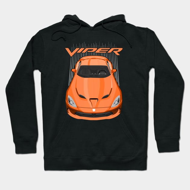 Viper SRT-orange Hoodie by V8social